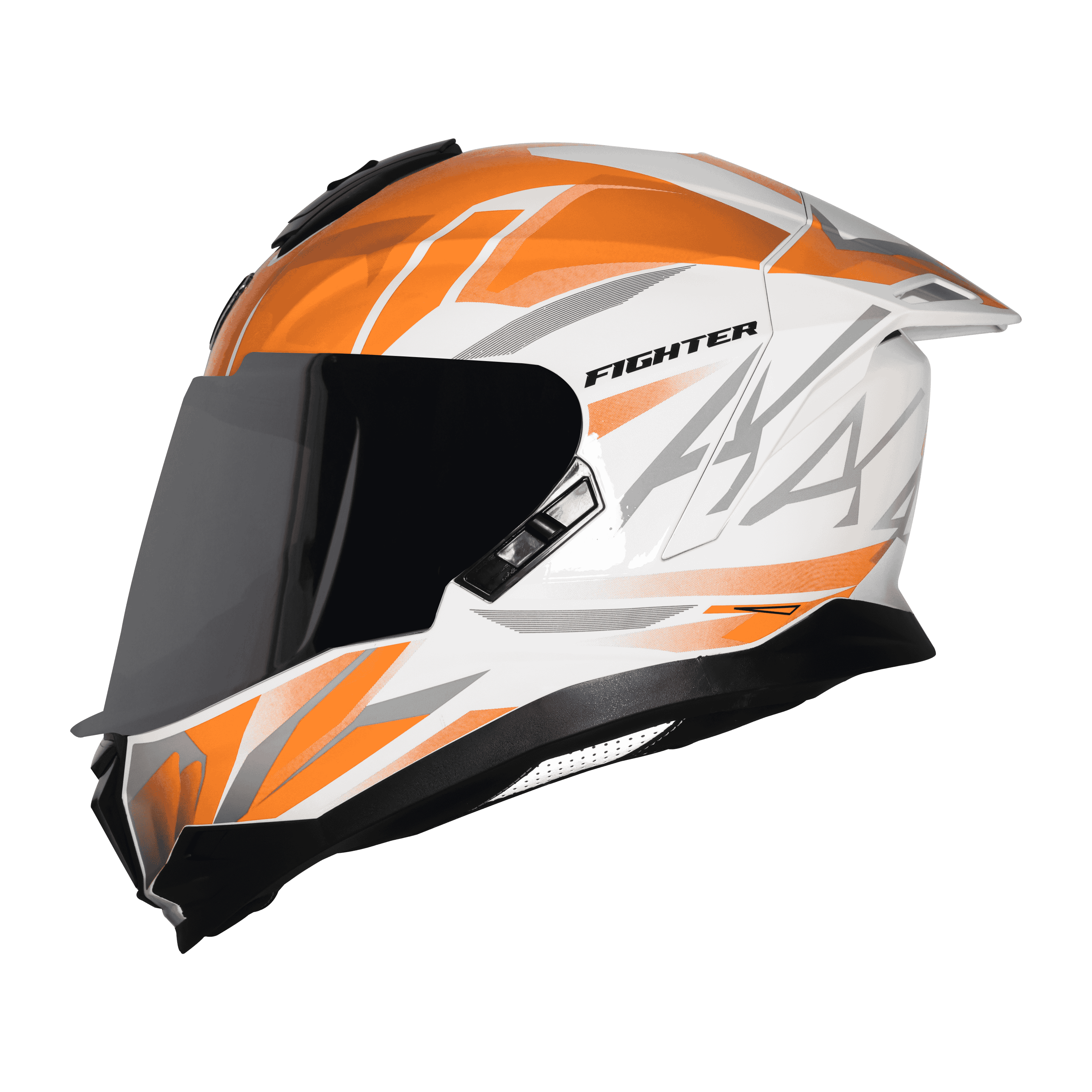 SBH-57 ISS FIGHTER F4 GLOSSY WHITE WITH ORANGE